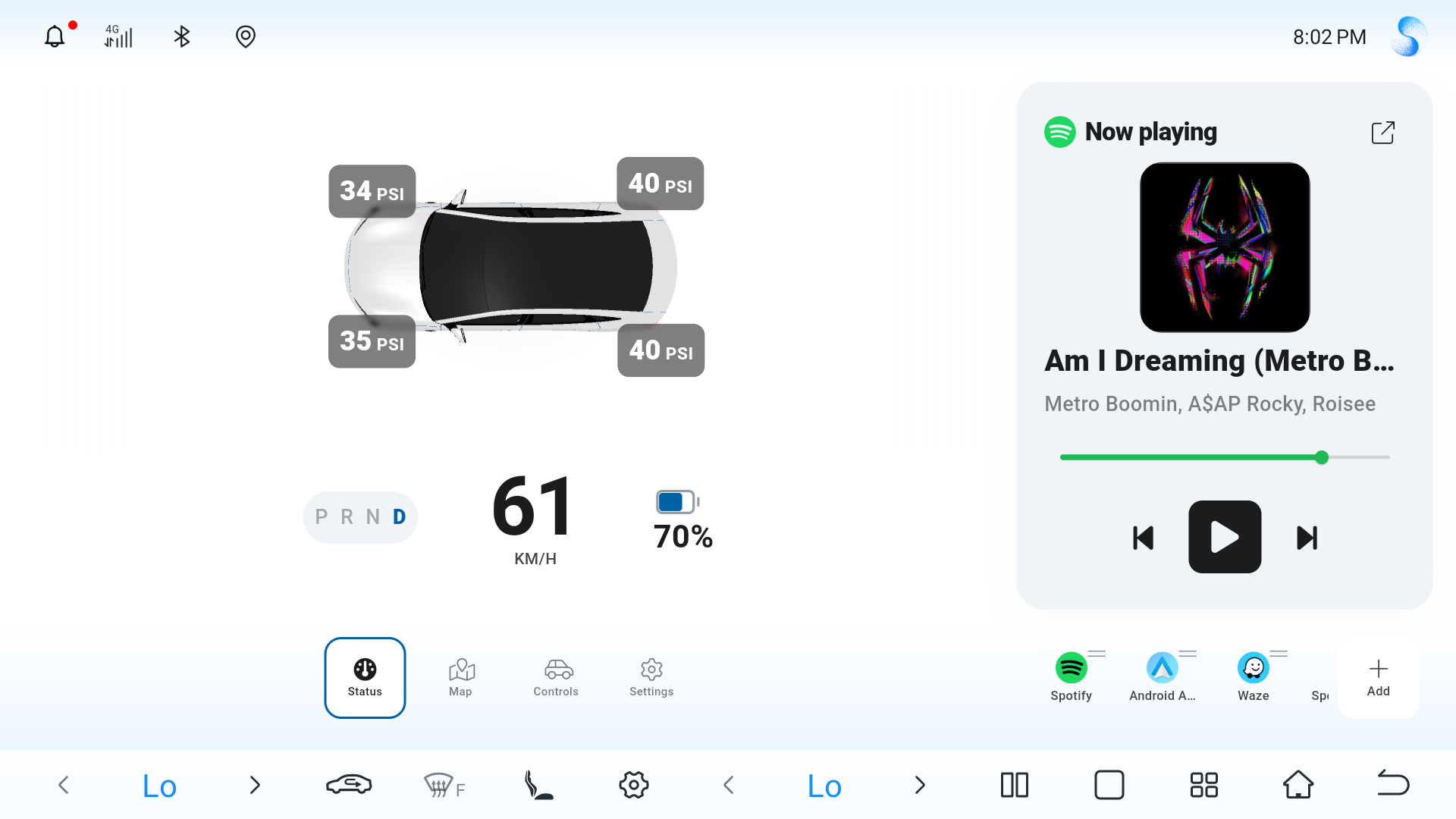 Kinex launcher on BYD infotainment